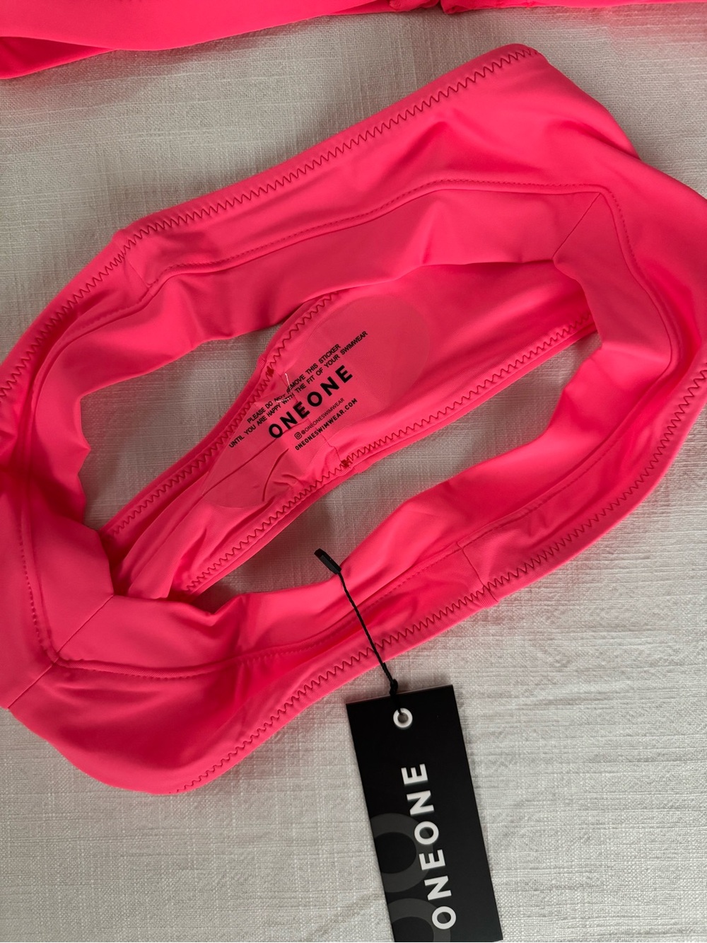 🍉 ONEONE swim watermelon color bikini - NWT - NEVER WORN - size medium 🍉 - Picture 4 of 9
